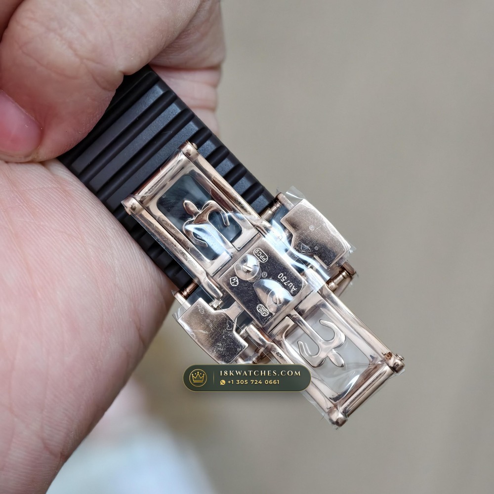 Patek Philippe Aquanaut Extra-Large Self-Winding 18K Rose Gold Hand-Chamfered Bevel Spec Ref. 5167R — Studio Gallery Plate IX in 18K Rose Gold Au750 (108.2g Verified Mass, Patek Philippe Cal. 324 S C - 21K Gold Rotor)