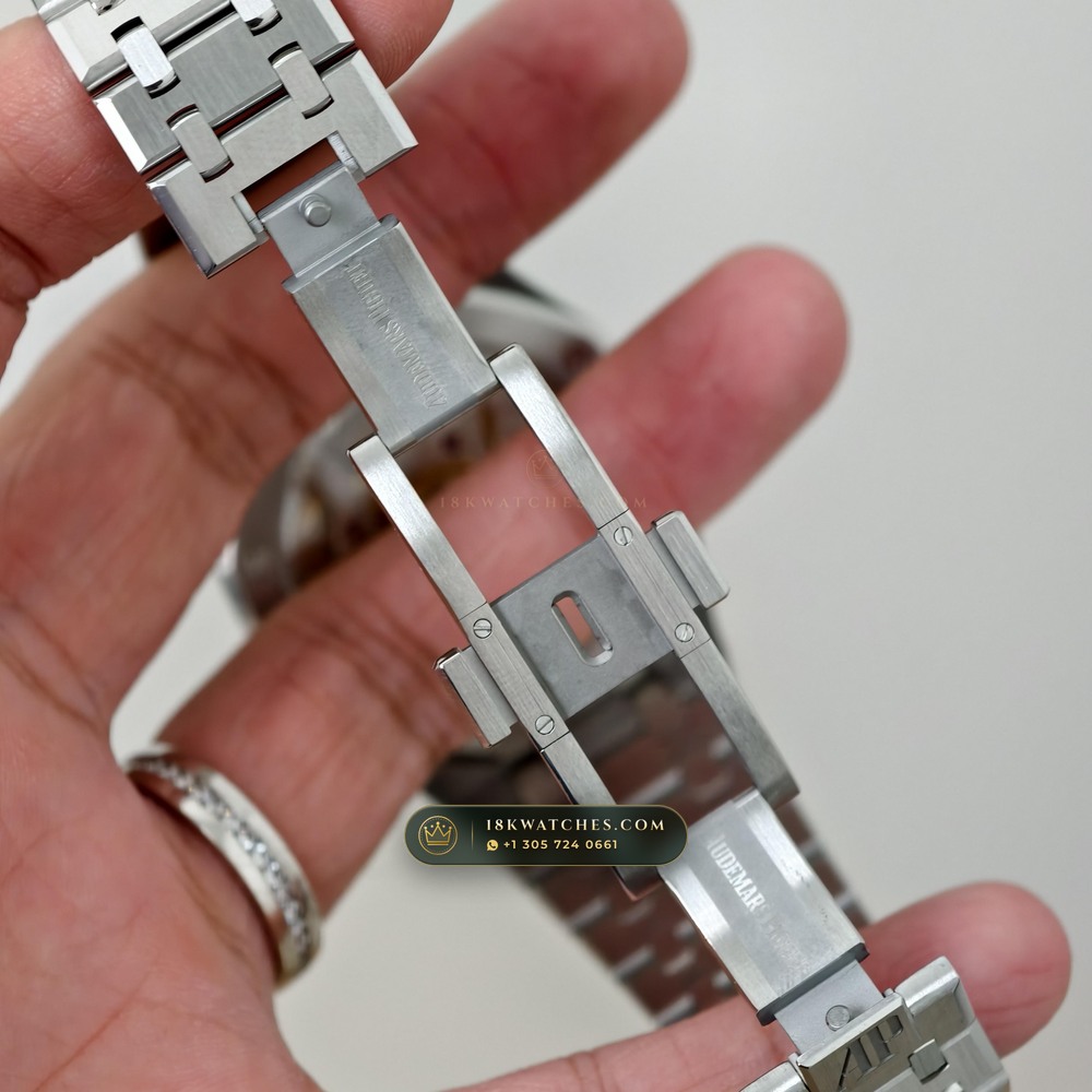 Audemars Piguet Royal Oak Selfwinding 41mm Hand-Chamfered Bevel Spec Ref. 15510ST — Studio Gallery Plate X in 904L Stainless Steel Custom Architecture (166.8g Verified Mass, Audemars Piguet Cal. 4302 - 70h Power Reserve)