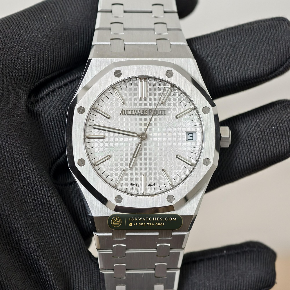 Audemars Piguet Royal Oak Selfwinding 41mm Hand-Chamfered Bevel Spec Ref. 15510ST — Studio Gallery Plate II in 904L Stainless Steel Custom Architecture (166.8g Verified Mass, Audemars Piguet Cal. 4302 - 70h Power Reserve)