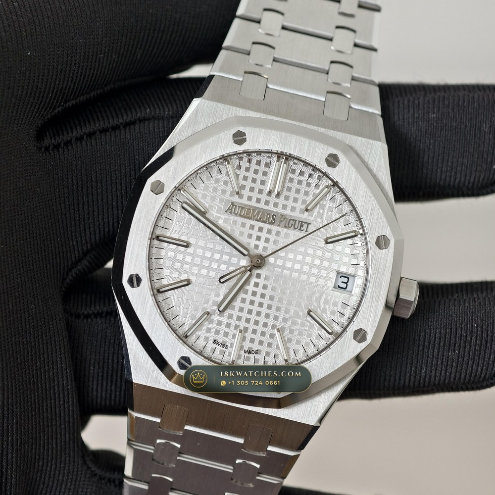 Audemars Piguet Royal Oak Selfwinding 41mm Hand-Chamfered Bevel Spec Ref. 15510ST — Studio Gallery Plate III in 904L Stainless Steel Custom Architecture (166.8g Verified Mass, Audemars Piguet Cal. 4302 - 70h Power Reserve)
