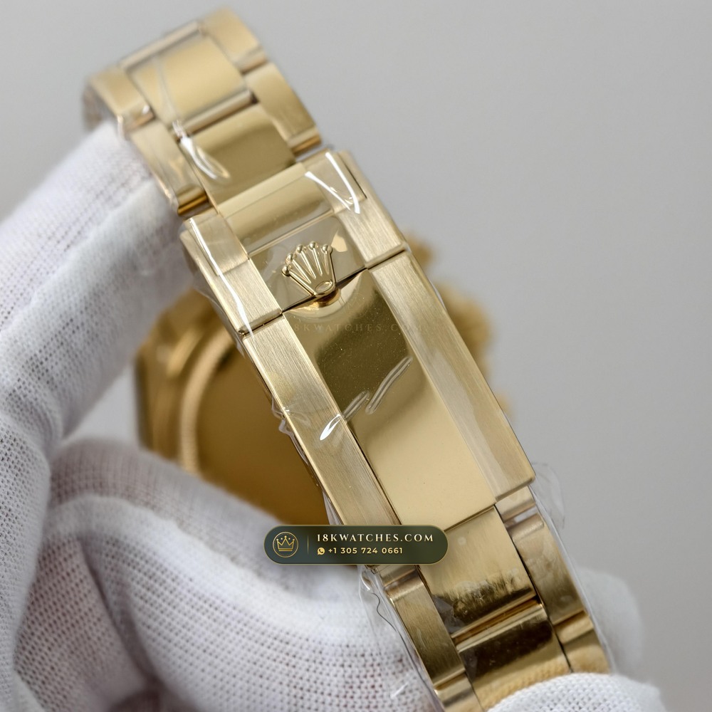 Rolex Cosmograph Daytona John Mayer Emerald Dial 18K Yellow Gold Ref. 126508 — Studio Gallery Plate V in 18K Yellow Gold Au750 (216.8g Verified Mass, Rolex Manufacture Cal. 4131 - 72h Power Reserve)