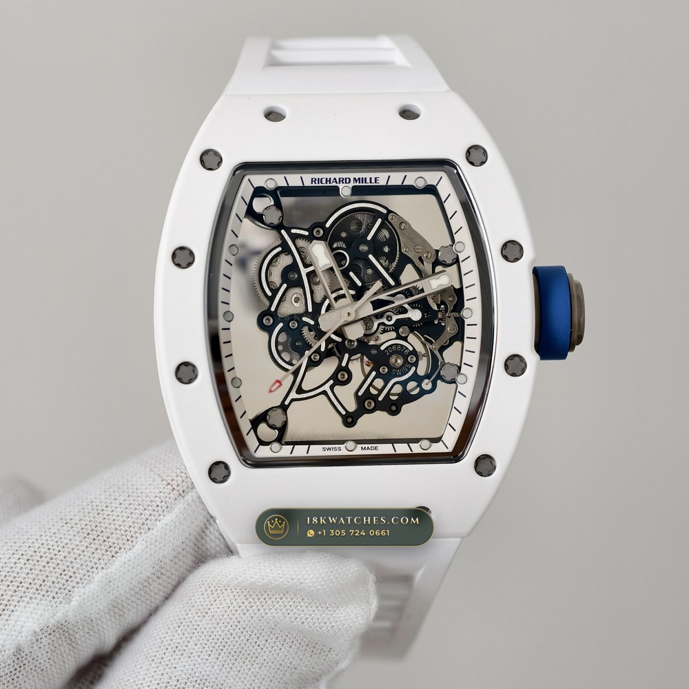 Richard Mille RM 055 Bubba Watson Manual Winding Hand-Chamfered Bevel Spec