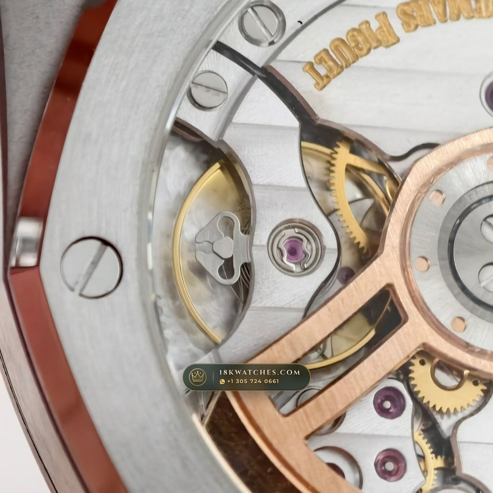 Audemars Piguet Royal Oak Selfwinding 41mm Sapphire Caseback Spec Ref. 15510ST — Studio Gallery Plate VI in 904L Stainless Steel Custom Architecture (166.1g Verified Mass, Audemars Piguet Cal. 4302 - 70h Power Reserve)