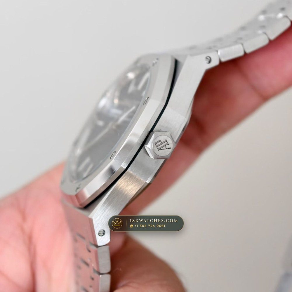 Audemars Piguet Royal Oak Selfwinding 41mm Sapphire Caseback Spec Ref. 15510ST — Studio Gallery Plate VII in 904L Stainless Steel Custom Architecture (166.1g Verified Mass, Audemars Piguet Cal. 4302 - 70h Power Reserve)