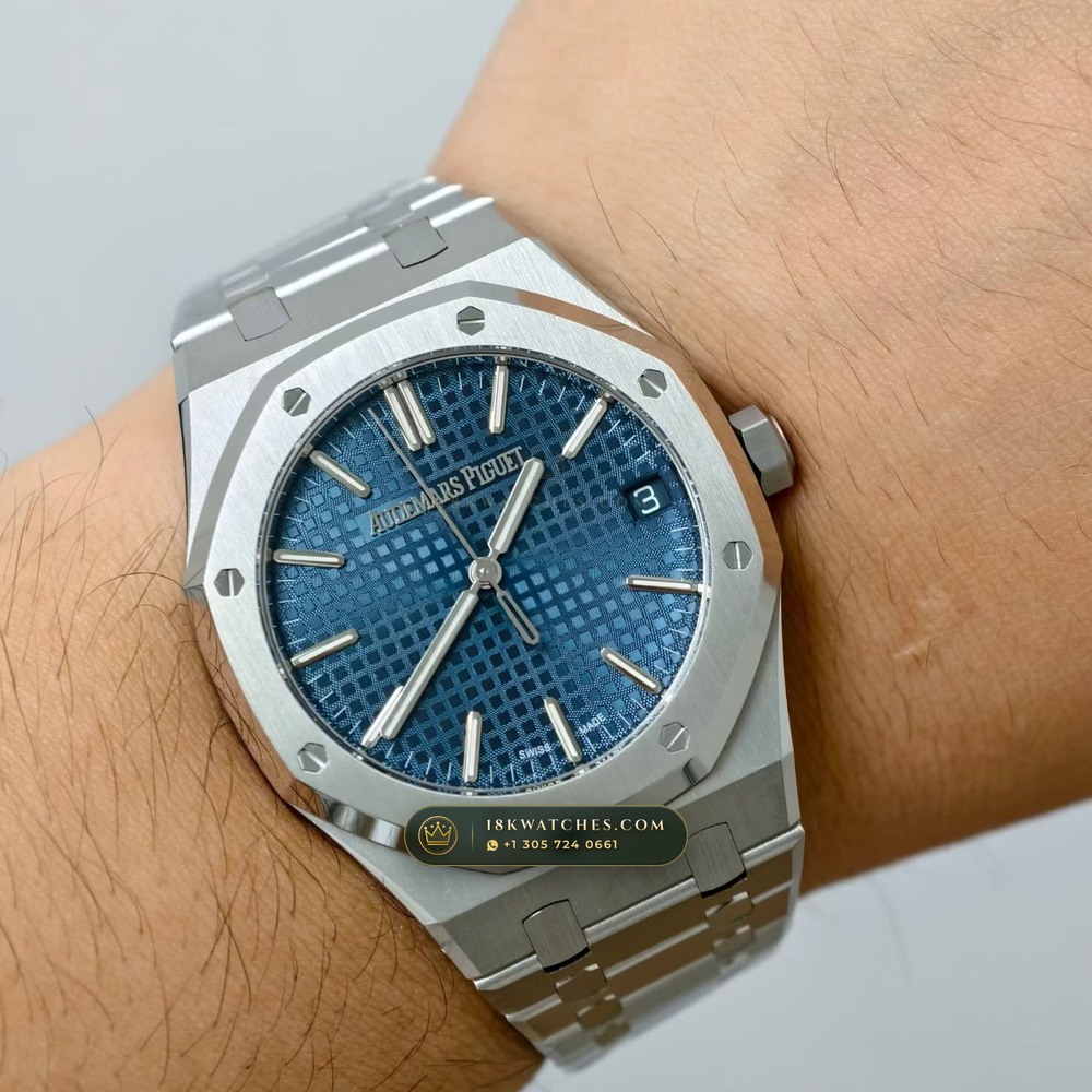 Audemars Piguet Royal Oak Selfwinding 41mm Sapphire Caseback Spec Ref. 15510ST — Studio Gallery Plate IX in 904L Stainless Steel Custom Architecture (166.1g Verified Mass, Audemars Piguet Cal. 4302 - 70h Power Reserve)