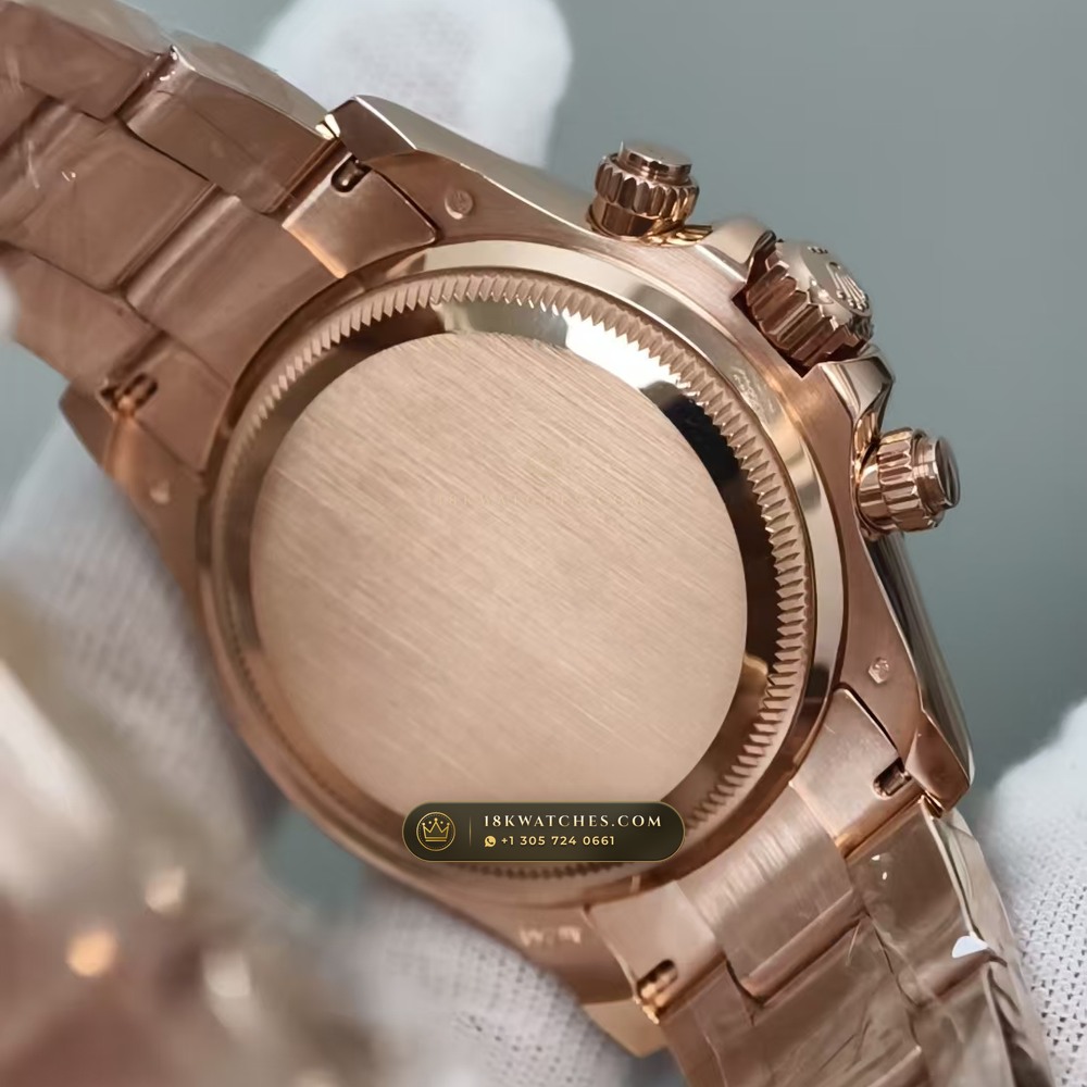 Rolex Cosmograph Daytona Starry Sky Dial 18K Everose Gold Ref. 126505 — Studio Gallery Plate X in 18K Rose Gold Au750 (216.3g Verified Mass, Rolex Manufacture Cal. 4131 - 72h Power Reserve)