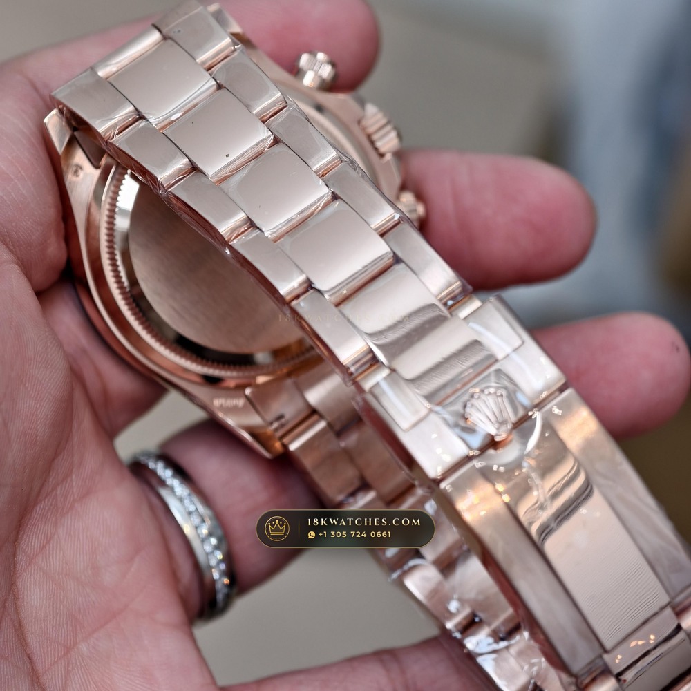 Rolex Cosmograph Daytona Starry Sky Dial 18K Everose Gold Ref. 126505 — Studio Gallery Plate VI in 18K Rose Gold Au750 (216.3g Verified Mass, Rolex Manufacture Cal. 4131 - 72h Power Reserve)