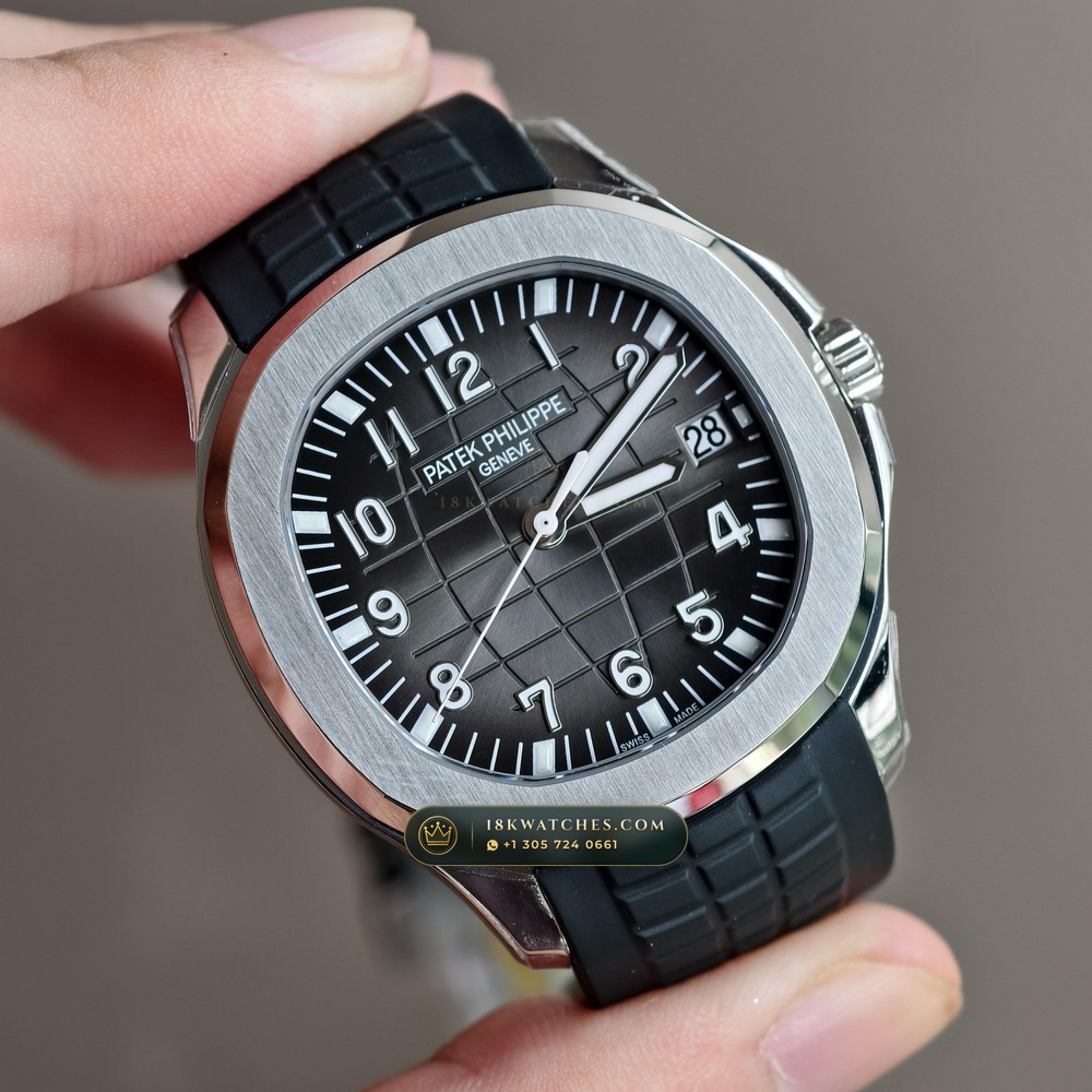 Patek Philippe Aquanaut Extra-Large Self-Winding Ref. 5167A — Studio Gallery Plate II in 904L Stainless Steel Custom Architecture (79.9g Verified Mass, Patek Philippe Cal. 324 S C - 21K Gold Rotor)