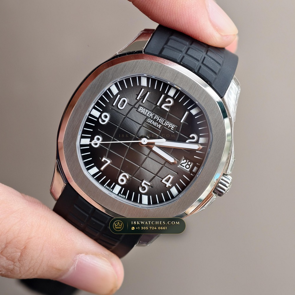 Patek Philippe Aquanaut Extra-Large Self-Winding Ref. 5167A — Studio Gallery Plate III in 904L Stainless Steel Custom Architecture (79.9g Verified Mass, Patek Philippe Cal. 324 S C - 21K Gold Rotor)