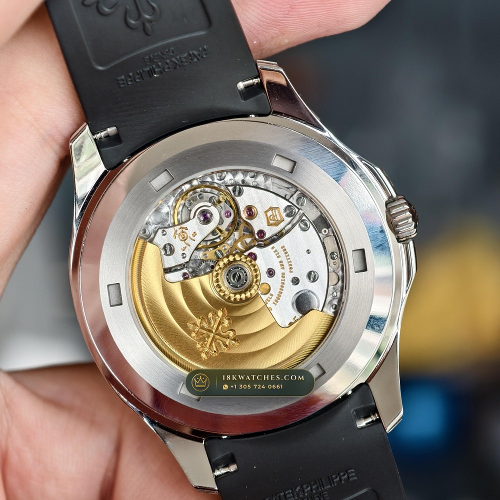Patek Philippe Aquanaut Extra-Large Self-Winding Ref. 5167A — Studio Gallery Plate VI in 904L Stainless Steel Custom Architecture (79.9g Verified Mass, Patek Philippe Cal. 324 S C - 21K Gold Rotor)