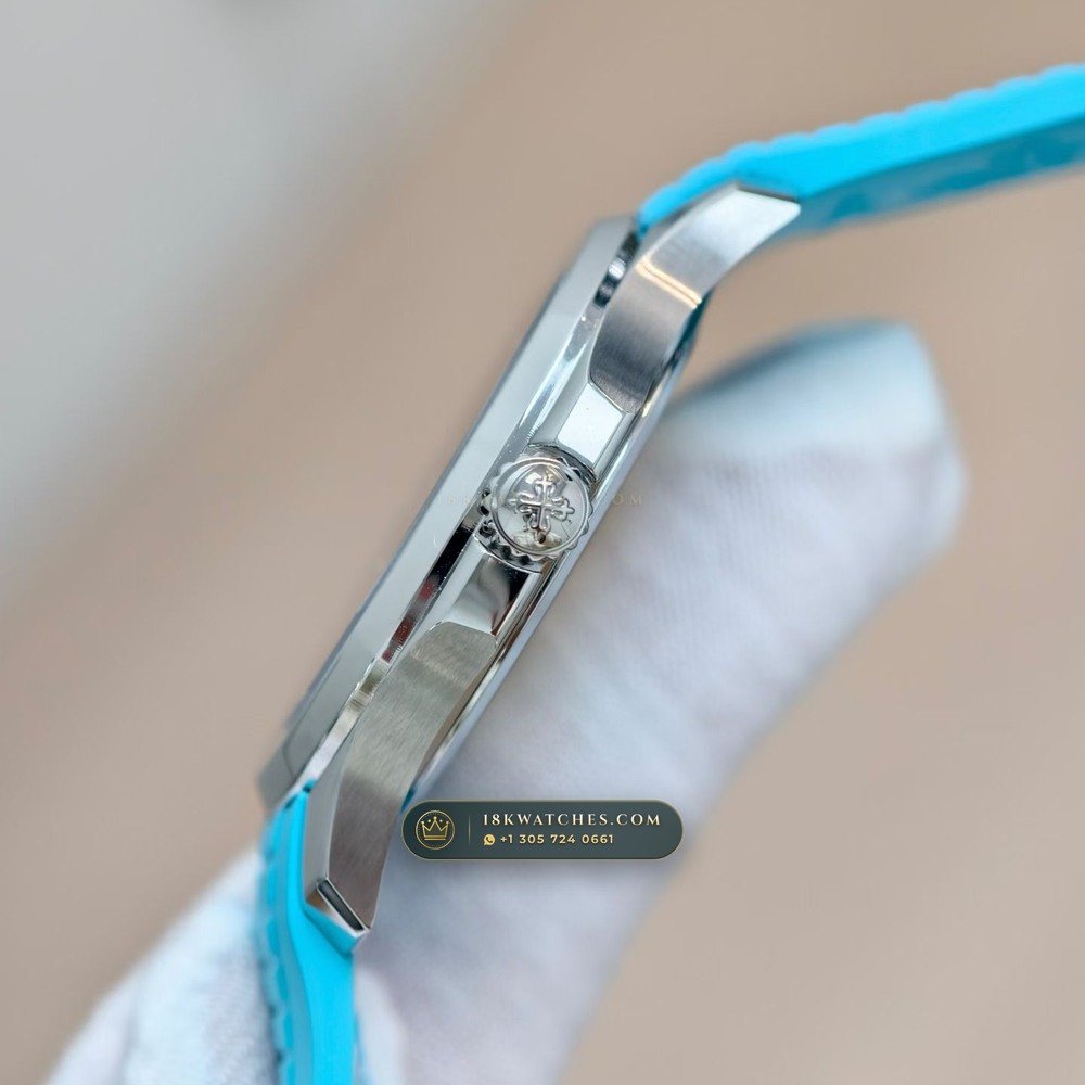 Patek Philippe Aquanaut Extra-Large Self-Winding Zurich Collector Spec Ref. 5167A — Studio Gallery Plate VI in 904L Stainless Steel Custom Architecture (79.7g Verified Mass, Patek Philippe Cal. 324 S C - 21K Gold Rotor)