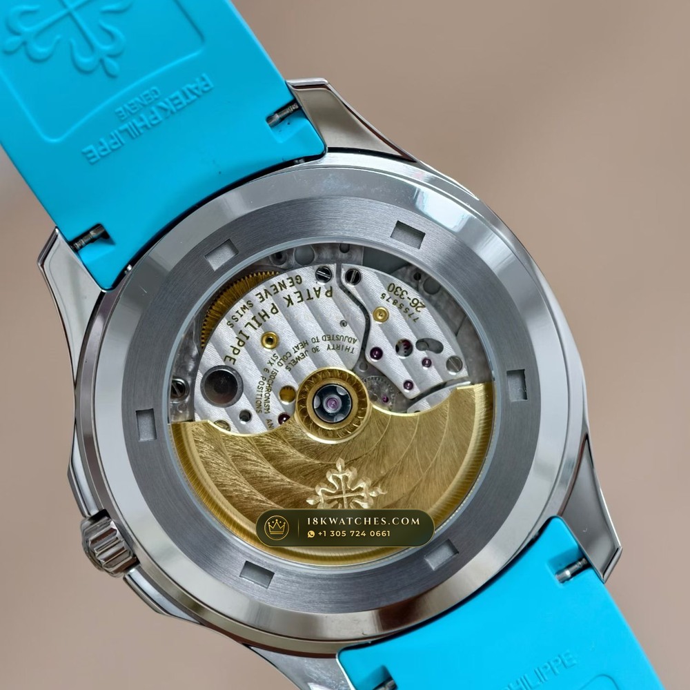 Patek Philippe Aquanaut Extra-Large Self-Winding Zurich Collector Spec Ref. 5167A — Studio Gallery Plate VII in 904L Stainless Steel Custom Architecture (79.7g Verified Mass, Patek Philippe Cal. 324 S C - 21K Gold Rotor)