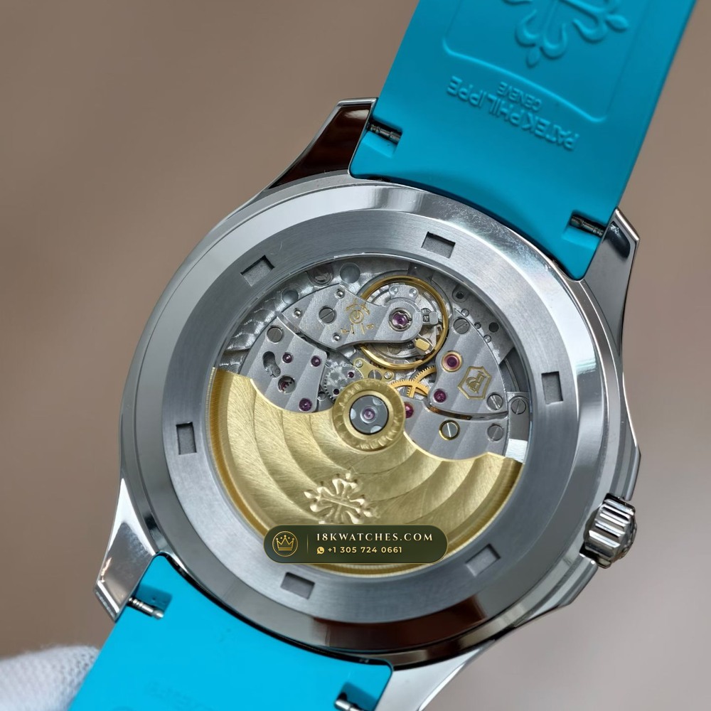 Patek Philippe Aquanaut Extra-Large Self-Winding Zurich Collector Spec Ref. 5167A — Studio Gallery Plate VIII in 904L Stainless Steel Custom Architecture (79.7g Verified Mass, Patek Philippe Cal. 324 S C - 21K Gold Rotor)