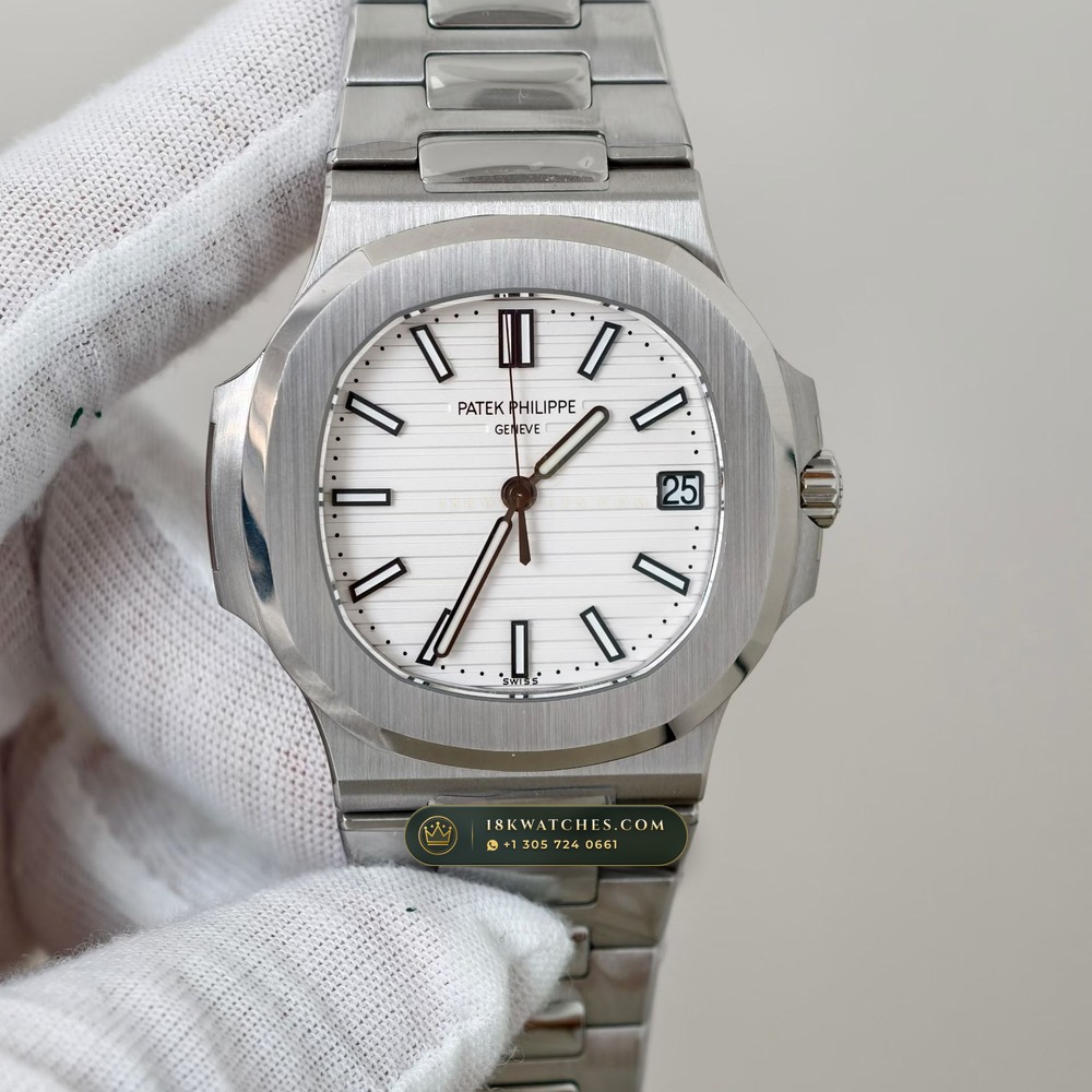 Patek Philippe Nautilus Self-Winding Hand-Chamfered Bevel Spec Ref. 5711A