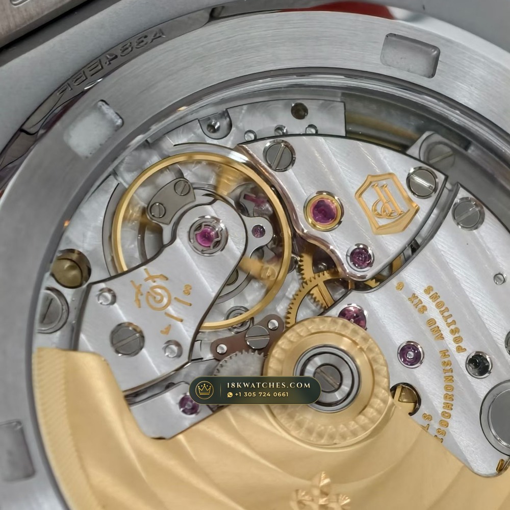 Patek Philippe Nautilus Self-Winding Hand-Chamfered Bevel Spec Ref. 5711A — Studio Gallery Plate VIII in 904L Stainless Steel Custom Architecture (114.9g Verified Mass, Patek Philippe Cal. 26-330 S C / Cal. 324 S C - 21K Gold Rotor)