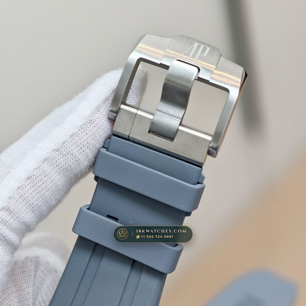Audemars Piguet Royal Oak Offshore Selfwinding Chronograph 43mm Ref. 26420IO.OO.A009CA.01 — Studio Gallery Plate IX in 904L Stainless Steel Custom Architecture (131.6g Verified Mass, Audemars Piguet Cal. 4401 Flyback Chronograph)