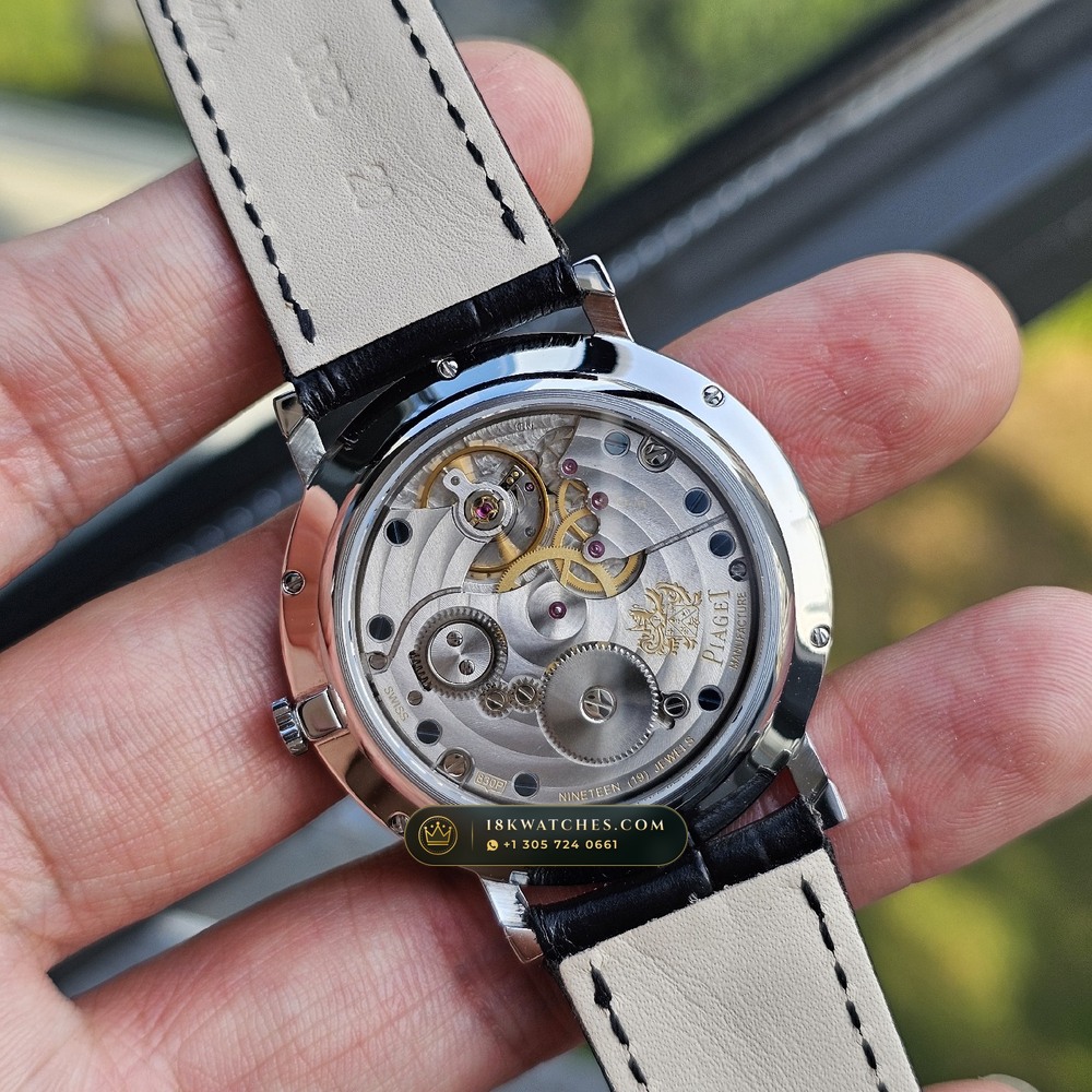 Piaget Altiplano Ultra-Thin 38mm Hand-Wound Cal. 830P 18K White Gold Ref. G0A29112 — Studio Gallery Plate VI in 18K White Gold Au750 (56.1g Verified Mass, Piaget Ultra-Thin Cal. 430P / Cal. 800P)