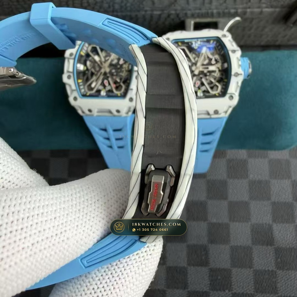 Richard Mille RM 35-03 Automatic Rafael Nadal Geneva Atelier Spec — Studio Gallery Plate II in Carbon TPT & Grade 5 Titanium (50.7g Verified Mass, Richard Mille Cal. RMAL2 Butterfly Split-Rotor)