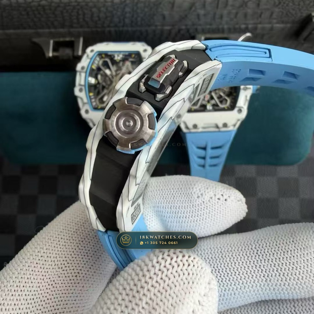 Richard Mille RM 35-03 Automatic Rafael Nadal Geneva Atelier Spec — Studio Gallery Plate III in Carbon TPT & Grade 5 Titanium (50.7g Verified Mass, Richard Mille Cal. RMAL2 Butterfly Split-Rotor)