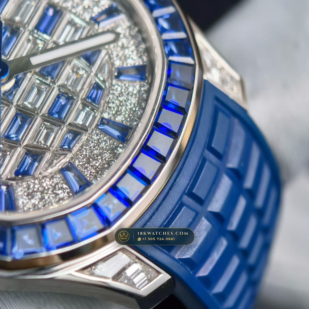 Patek Philippe Aquanaut Luce Haute Joaillerie 18K White Gold Ref. 5268/461G-001 — Studio Gallery Plate VI in 18K White Gold Au750 (114.9g Verified Mass, Patek Philippe Cal. 26-330 S C - 21K Gold Rotor)