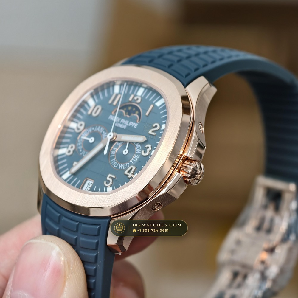Patek Philippe Aquanaut Luce Annual Calendar 18K Rose Gold Geneva Atelier Spec Ref. 5261R — Studio Gallery Plate III in 18K Rose Gold Au750 (104.5g Verified Mass, Patek Philippe Cal. 26-330 S QA LU)