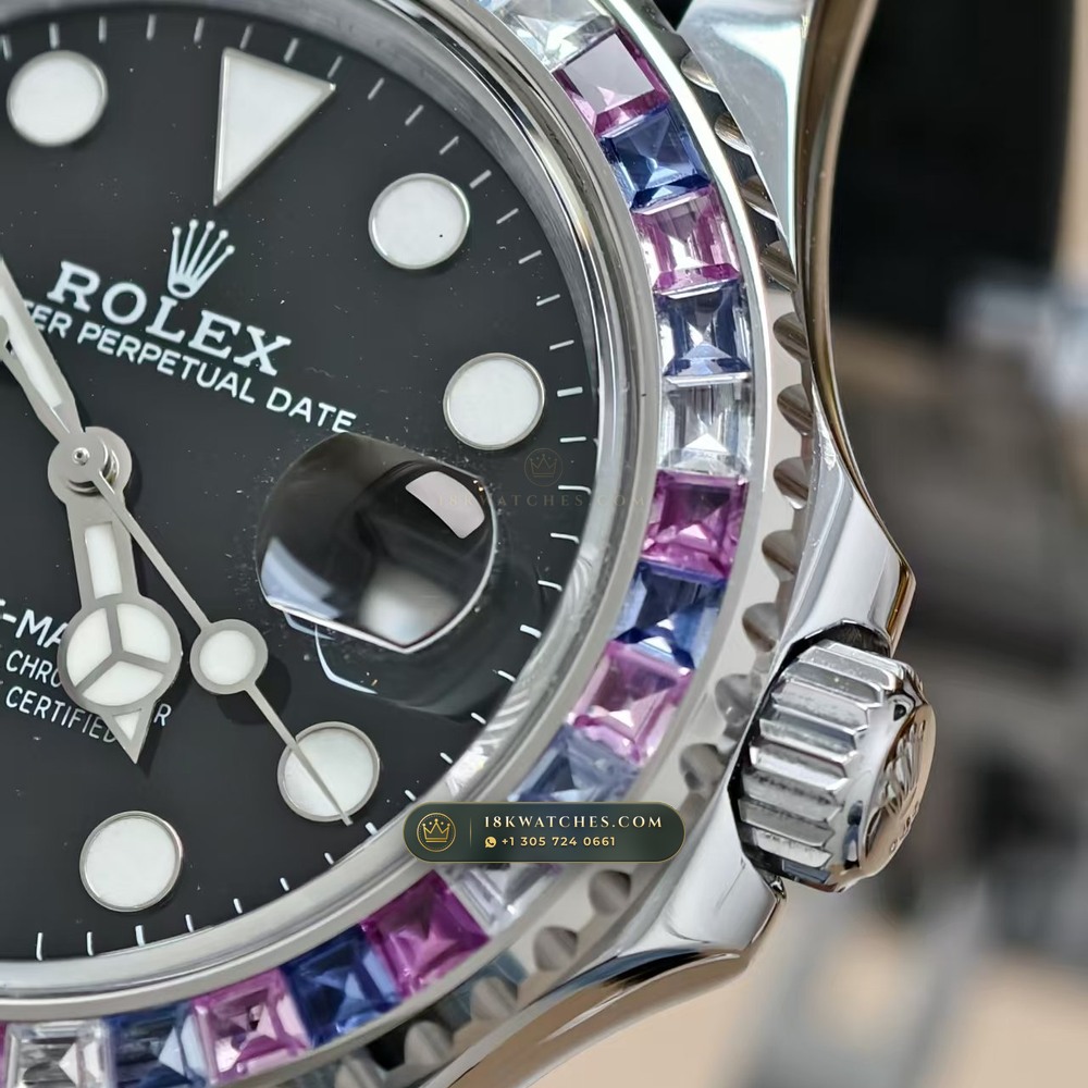 Rolex Yacht-Master 42 Diamond-Set Bezel 18K White Gold Ref. 226659 — Studio Gallery Plate IV in 18K White Gold Au750 (170.2g Verified Mass, Rolex Manufacture Cal. 3235 - 70h Power Reserve)