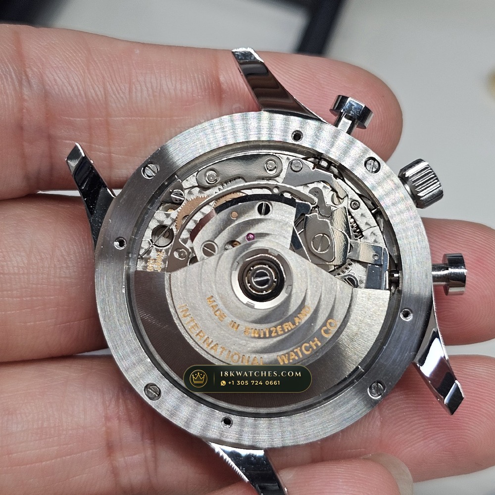 IWC Schaffhausen IWC Portugieser Chronograph 40.9mm Silver Dial Ref. IW371445 — Studio Gallery Plate V in 904L Stainless Steel Custom Architecture (81.5g Verified Mass, IWC Manufacture Cal. 69355 / Cal. 52010)