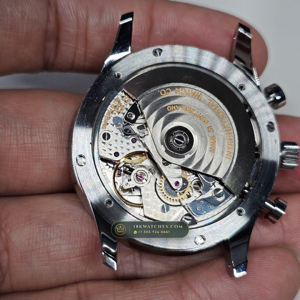 IWC Schaffhausen IWC Portugieser Chronograph 40.9mm Silver Dial Ref. IW371445 — Studio Gallery Plate VI in 904L Stainless Steel Custom Architecture (81.5g Verified Mass, IWC Manufacture Cal. 69355 / Cal. 52010)
