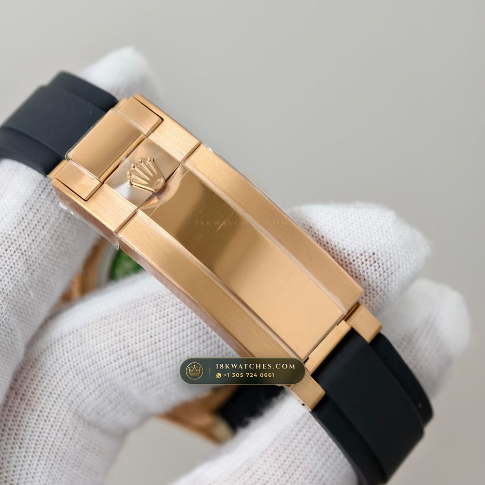 Rolex Cosmograph Daytona 18K Everose Gold Hand-Chamfered Bevel Spec Ref. 126515LN — Studio Gallery Plate VI in 18K Rose Gold Au750 (160.3g Verified Mass, Rolex Manufacture Cal. 4131 - 72h Power Reserve)