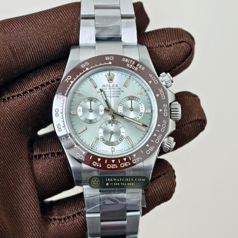 Rolex Cosmograph Daytona Ice-Blue Sunray Dial 950 Platinum Ref. 116506