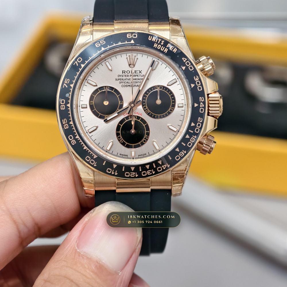 Rolex Cosmograph Daytona 18K Everose Gold Sapphire Caseback Spec Ref. 126515LN