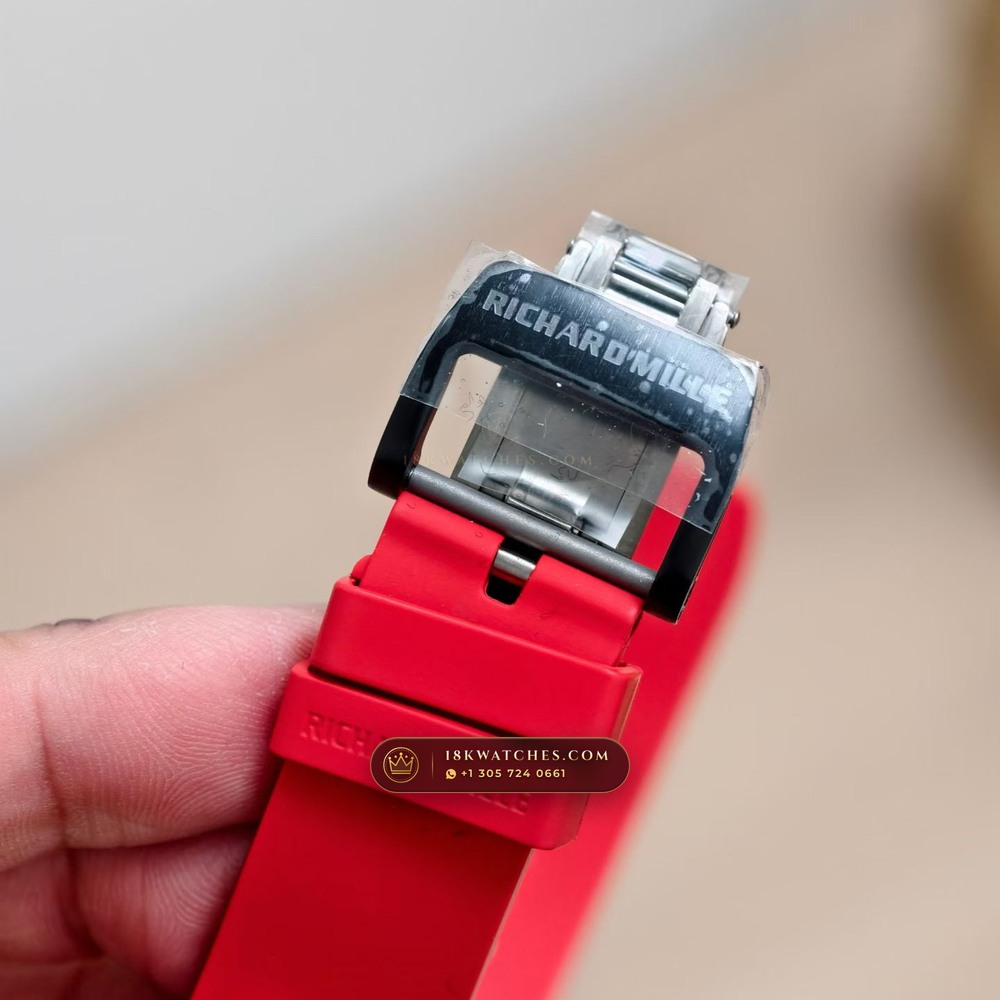 Richard Mille RM 35-02 Rafael Nadal Automatic Crimson Quartz TPT Geneva Atelier Spec — Studio Gallery Plate VIII in Carbon TPT & Grade 5 Titanium (50.3g Verified Mass, Richard Mille Cal. RMAL1 Variable-Geometry Rotor)