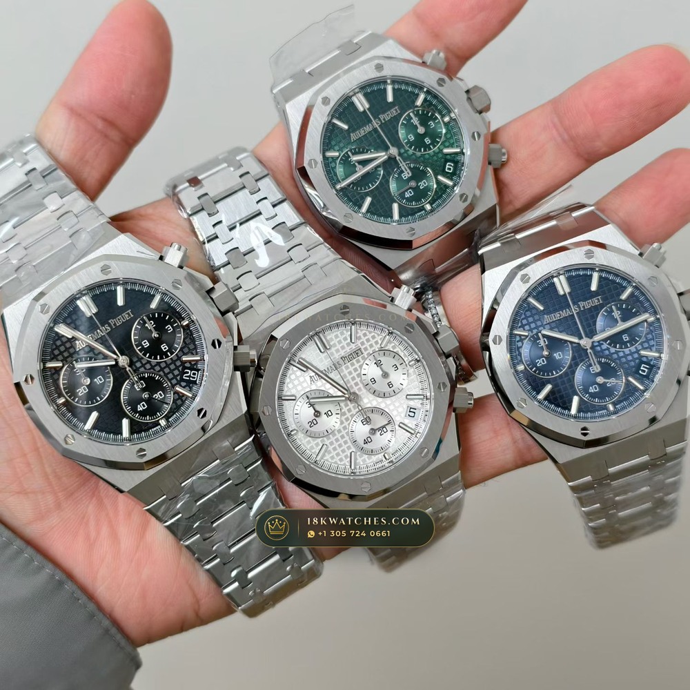Audemars Piguet Royal Oak Selfwinding Chronograph 41mm Sapphire Caseback Spec Ref. 26240ST
