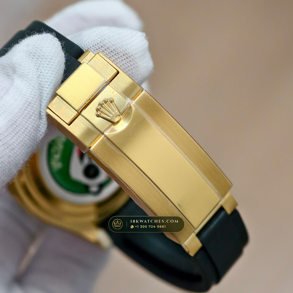 Rolex Cosmograph Daytona Tiffany Blue Dial 18K Yellow Gold Geneva Atelier Spec Ref. 126518LN — Studio Gallery Plate VI in 18K Yellow Gold Au750 (160.2g Verified Mass, Rolex Manufacture Cal. 4131 - 72h Power Reserve)