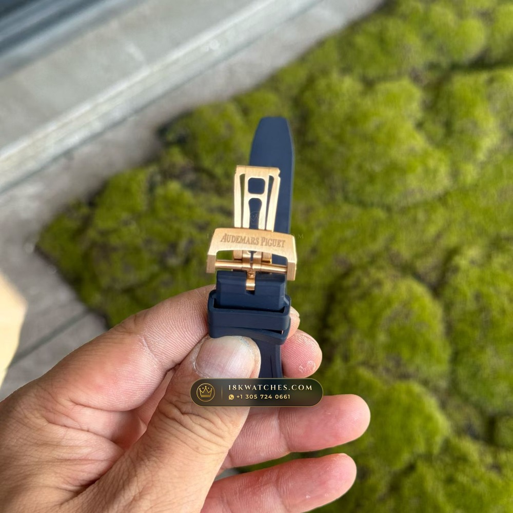Audemars Piguet Royal Oak Selfwinding Chronograph 41mm 18K Rose Gold Ref. 26240OR — Studio Gallery Plate VIII in 18K Rose Gold Au750 (246.0g Verified Mass, Audemars Piguet Cal. 4401 Flyback Chronograph)