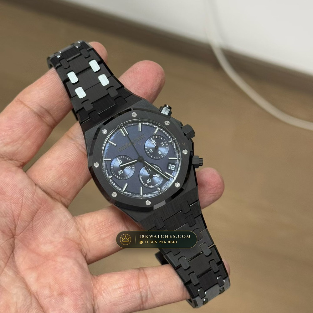 Audemars Piguet Royal Oak Selfwinding Chronograph 41mm Ref. 26240CE.OO.1225CE.98 — Studio Gallery Plate V in High-Tech Ceramic & Titanium (149.6g Verified Mass, Audemars Piguet Cal. 4401 Flyback Chronograph)