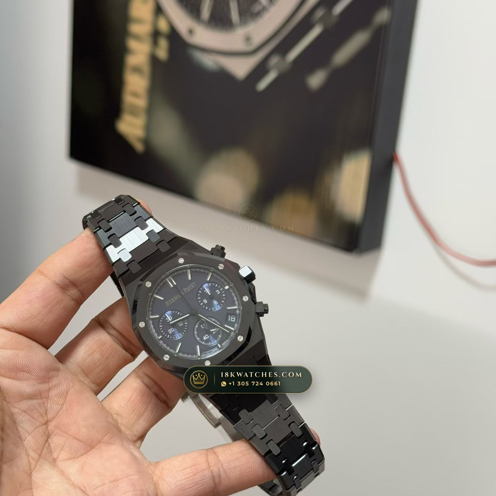 Audemars Piguet Royal Oak Selfwinding Chronograph 41mm Ref. 26240CE.OO.1225CE.98 — Studio Gallery Plate VI in High-Tech Ceramic & Titanium (149.6g Verified Mass, Audemars Piguet Cal. 4401 Flyback Chronograph)
