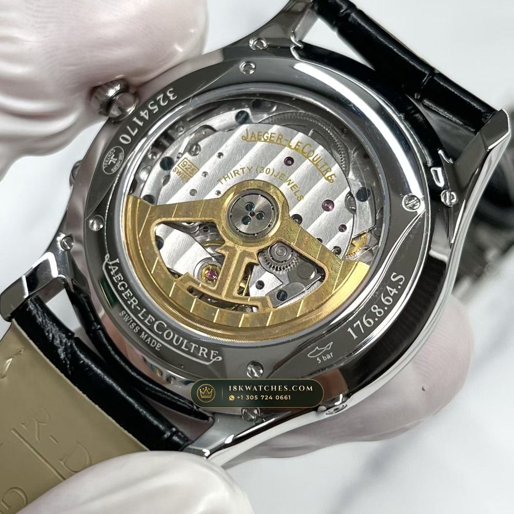 Jaeger-LeCoultre Master Ultra Thin Moonphase 39mm Free-Sprung Cal. 925 Ref. Q1368430 — Studio Gallery Plate V in 904L Stainless Steel Custom Architecture (68.5g Verified Mass, Jaeger-LeCoultre Manufacture Cal. 925 / Cal. 899)