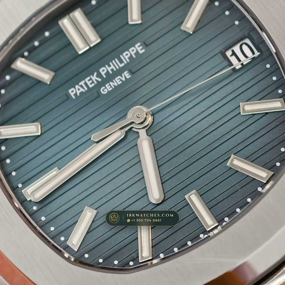 Patek Philippe Nautilus Self-Winding Sapphire Caseback Spec Ref. 5711A — Studio Gallery Plate IV in 904L Stainless Steel Custom Architecture (115.4g Verified Mass, Patek Philippe Cal. 26-330 S C / Cal. 324 S C - 21K Gold Rotor)