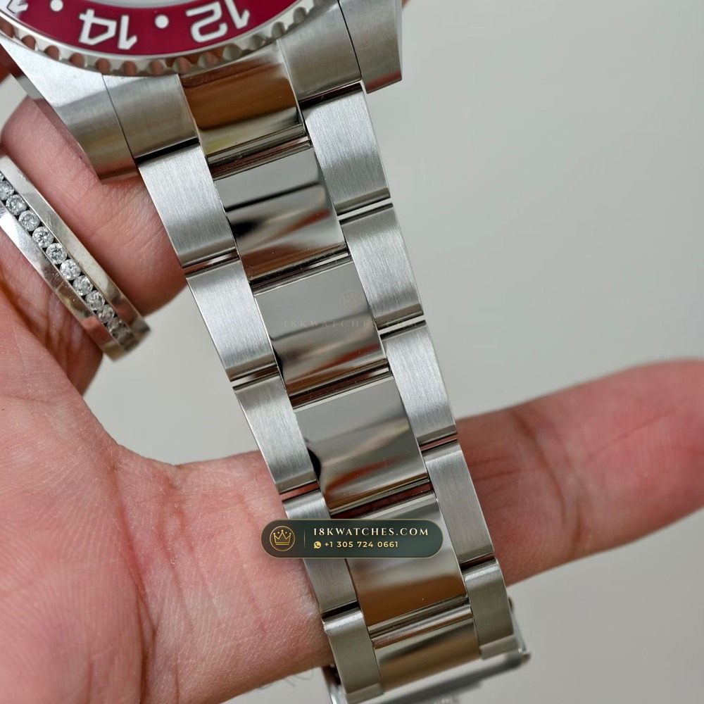 Rolex GMT-Master II Pepsi Red & Blue Cerachrom Geneva Atelier Spec Ref. 126710BLRO — Studio Gallery Plate IV in 904L Stainless Steel Custom Architecture (143.8g Verified Mass, Rolex Manufacture Cal. 3285 - 70h Power Reserve)