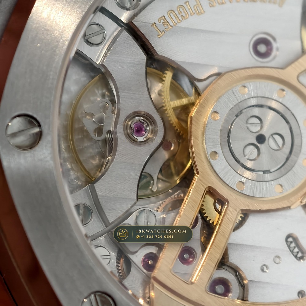Audemars Piguet Royal Oak Selfwinding 41mm Custom Tapestry Dial Free-Sprung Calibre Ref. 15500ST — Studio Gallery Plate XV in 904L Stainless Steel Custom Architecture (166.4g Verified Mass, Audemars Piguet Cal. 4302 - 70h Power Reserve)