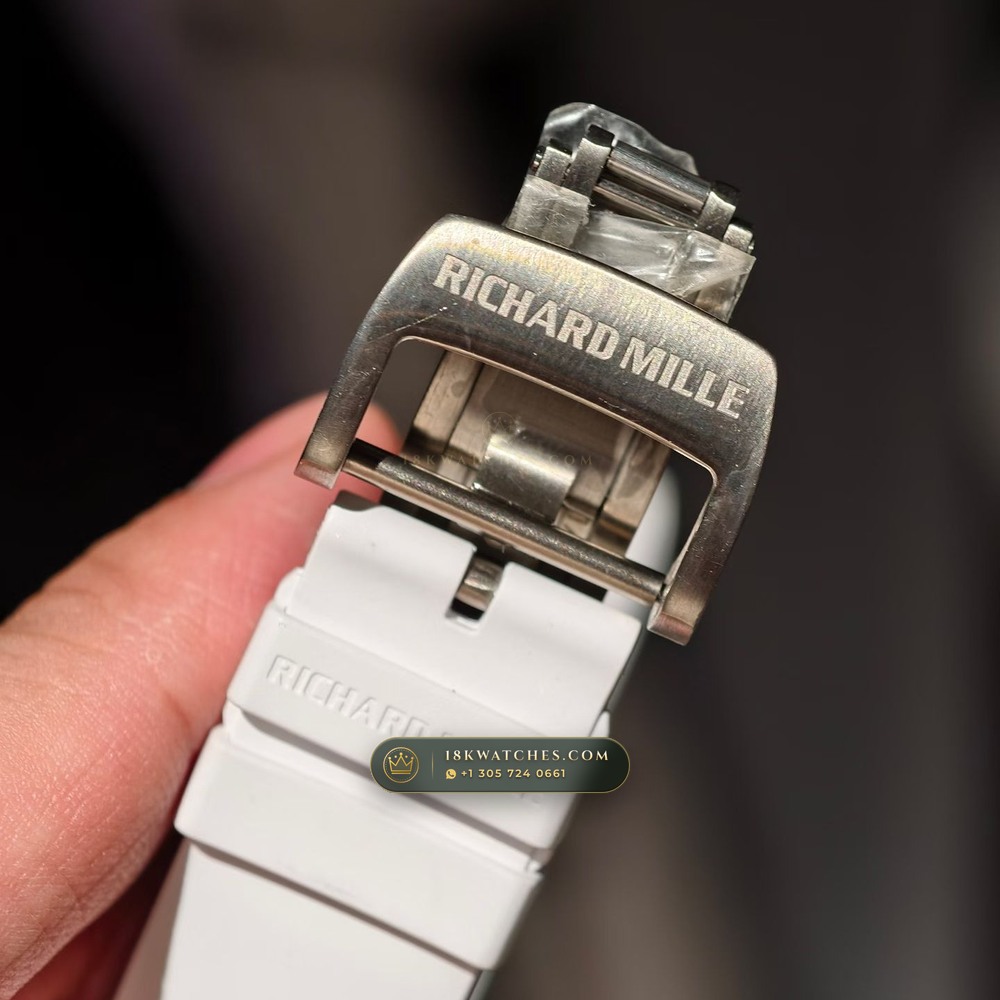 Richard Mille RM 055 Bubba Watson Manual Winding Japan Limited Edition 5-Axis CNC Case — Studio Gallery Plate VI in Carbon TPT & Grade 5 Titanium (66.8g Verified Mass, Richard Mille Cal. RMUL2 Grade 5 Titanium Skeleton)