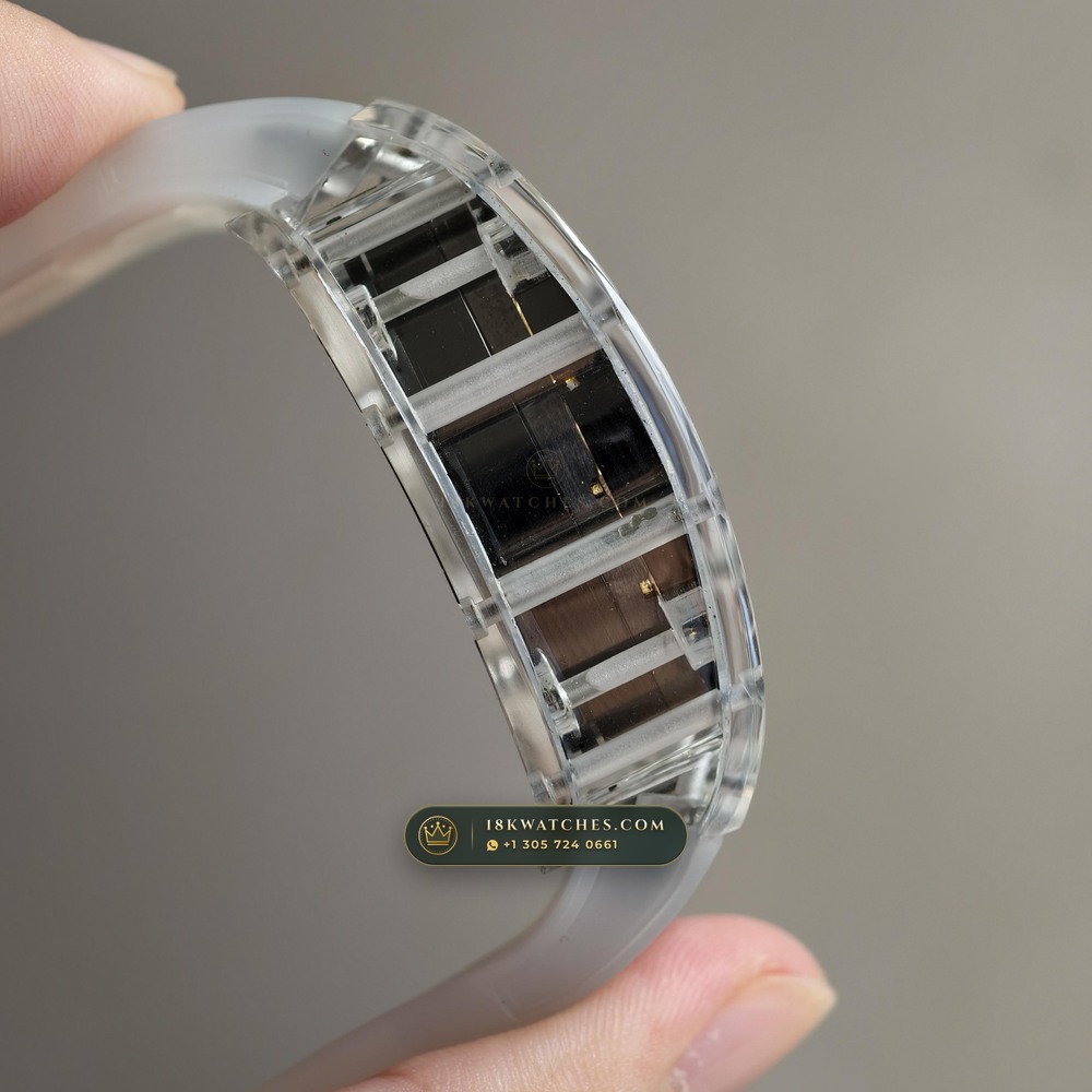 Richard Mille RM Tourbillon Haute Horlogerie Samurai Limited Edition Ref. RM 47 — Studio Gallery Plate V in Crystalline Sapphire & Grade 5 Titanium (78.2g Verified Mass, Richard Mille Hand-Wound Tourbillon Calibre)