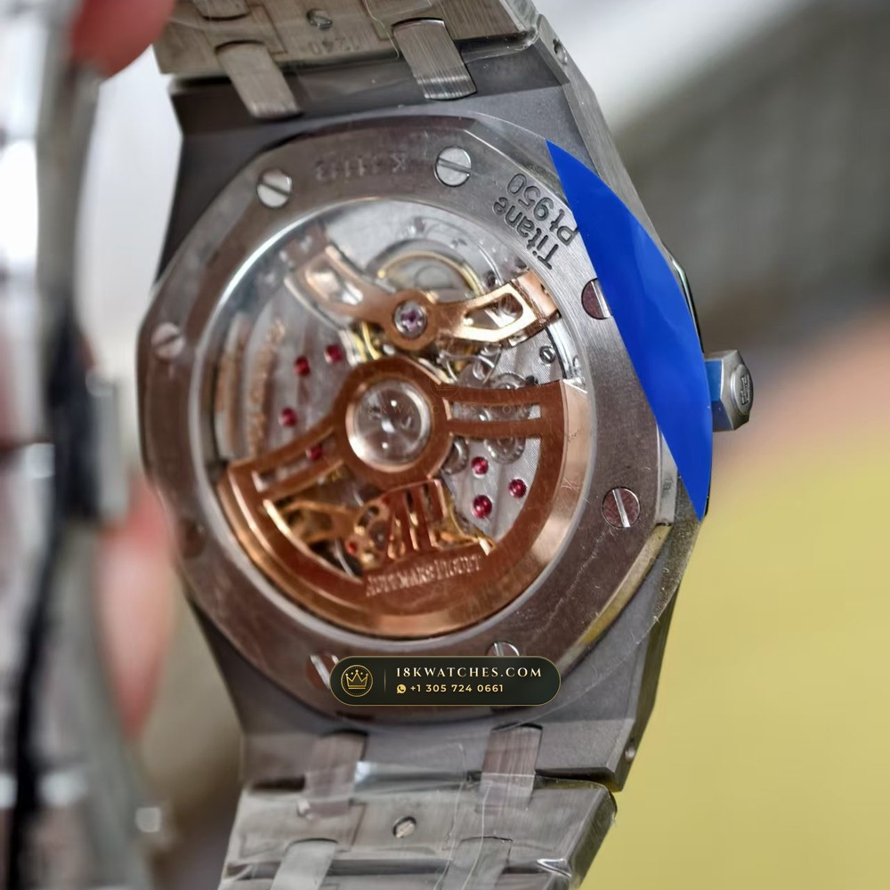 Audemars Piguet Royal Oak Jumbo Extra-Thin 39mm Ref. 16202XT.OO.1240XT.01 — Studio Gallery Plate V in Grade 5 Titanium Monobloc (94.3g Verified Mass, Audemars Piguet Cal. 7121)