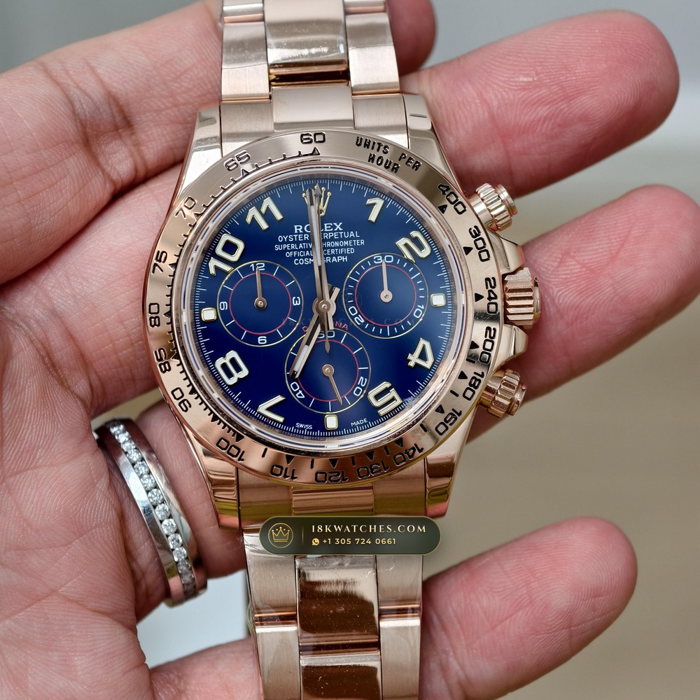 Rolex Cosmograph Daytona Racing Arabic Dial 18K Everose Gold Ref. 126505