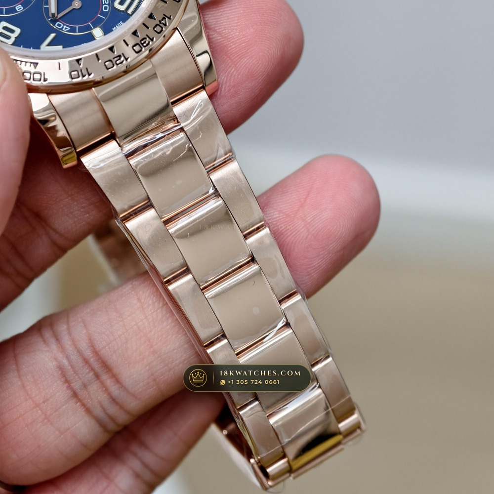 Rolex Cosmograph Daytona Racing Arabic Dial 18K Everose Gold Ref. 126505 — Studio Gallery Plate VI in 18K Rose Gold Au750 (216.9g Verified Mass, Rolex Manufacture Cal. 4131 - 72h Power Reserve)