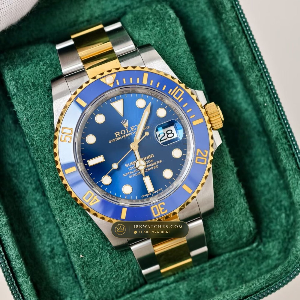 Rolex Submariner Date Ref. 116613 — Studio Gallery Plate II in 18K Gold & 904L Oystersteel Rolesor (174.6g Verified Mass, Rolex Manufacture Cal. 3135)