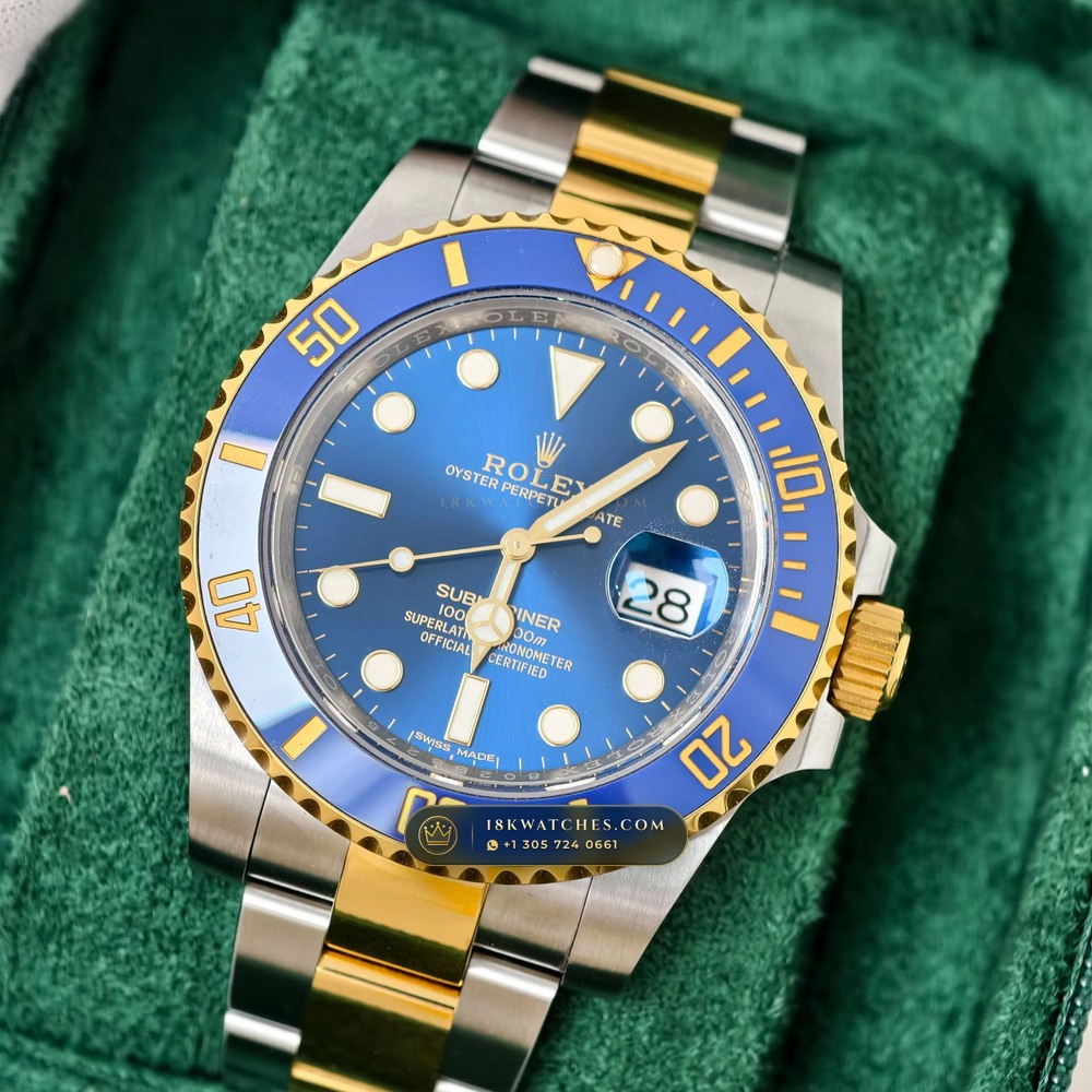 Rolex Submariner Date Ref. 116613 — Studio Gallery Plate III in 18K Gold & 904L Oystersteel Rolesor (174.6g Verified Mass, Rolex Manufacture Cal. 3135)