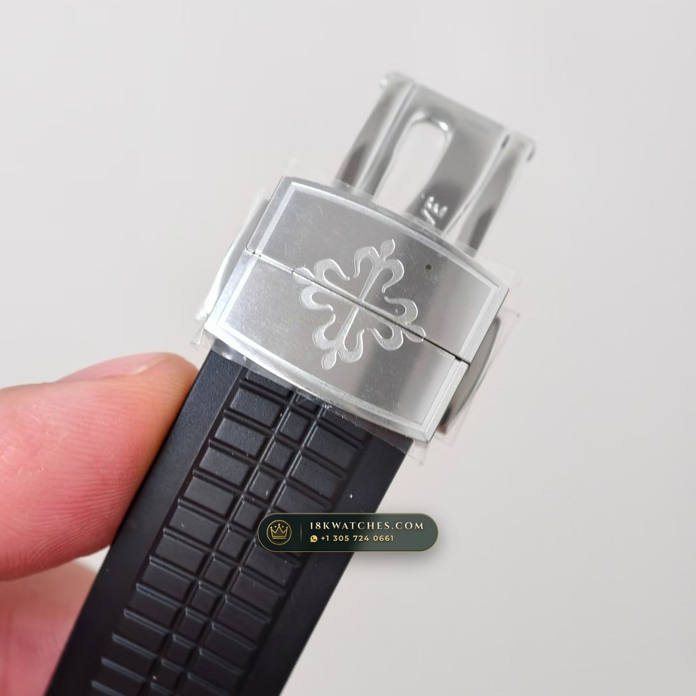 Patek Philippe Aquanaut Extra-Large Self-Winding Diamond-Set Bezel Geneva Atelier Spec Ref. 5167A — Studio Gallery Plate VIII in 904L Stainless Steel Custom Architecture (79.8g Verified Mass, Patek Philippe Cal. 324 S C - 21K Gold Rotor)