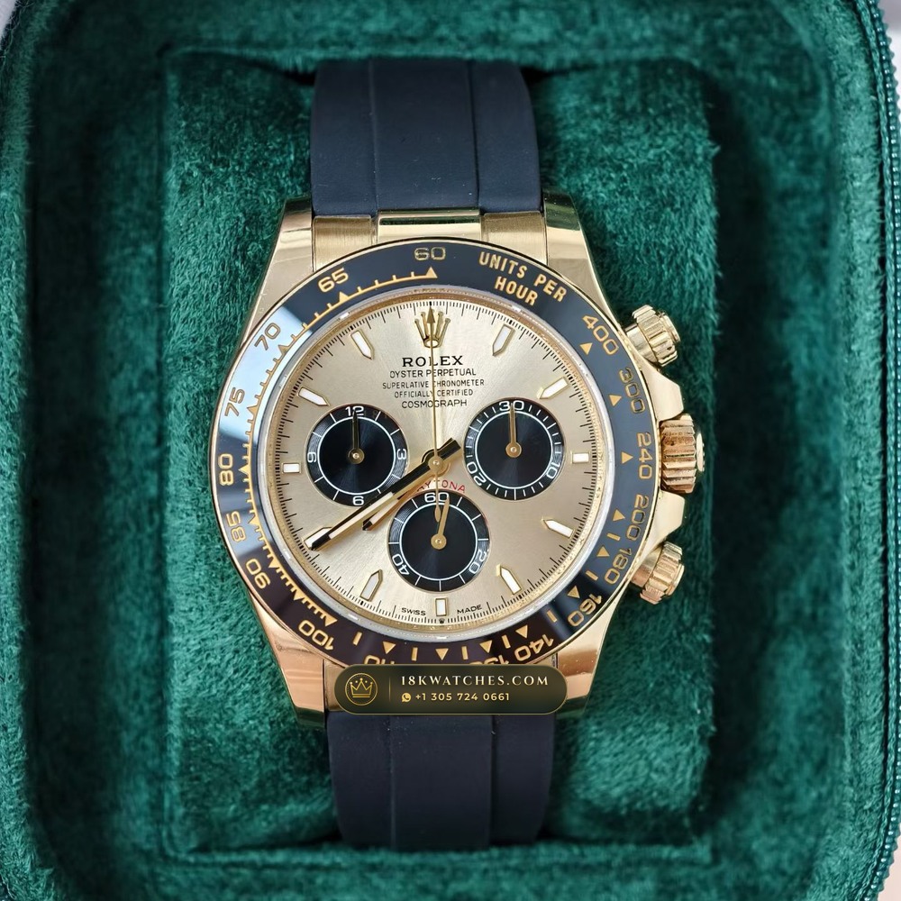 Rolex Cosmograph Daytona 18K Yellow Gold 5-Axis CNC Case Ref. 126518LN